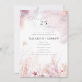 水中海藻 | 貝殻アニバーサリー 招待状 (正面)