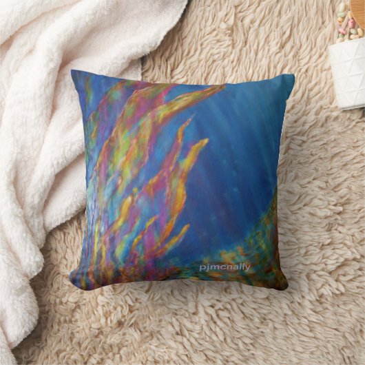 "水中海" クッション (ブランケット)