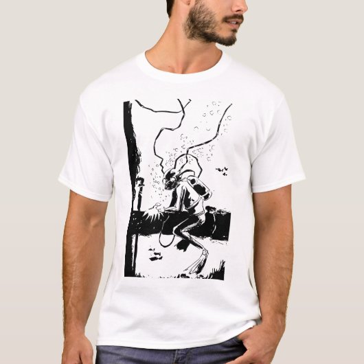水中溶おもしろい接 – 深い – 海の溶接機ギフト Tシャツ (正面)
