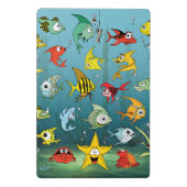 水中漫画の魚 ミニクリップボード (裏面)