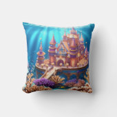 水中王国の城 クッション (正面)