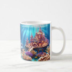 水中王国の城 コーヒーマグカップ