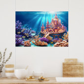 水中王国の城 ポスター (キッチン)