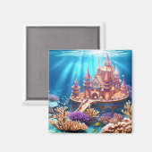 水中王国の城 マグネット (正面/裏面)