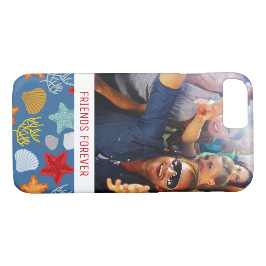 水中生命パターン|あなたの写真及び文字 Case-Mate iPhoneケース (裏面(横))