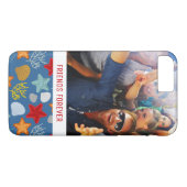 水中生命パターン|あなたの写真及び文字 Case-Mate iPhoneケース (裏面(横))