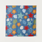 水中生命パターン タペストリー (正面)