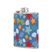 水中生活パターン フラスク (左)