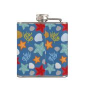 水中生活パターン フラスク (裏面)