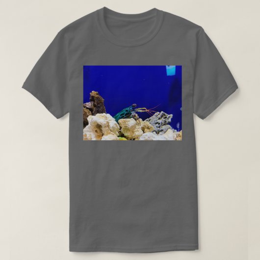 水中生物の美しい Tシャツ (デザイン正面)