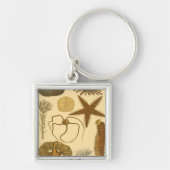 水中生物 キーホルダー (正面)