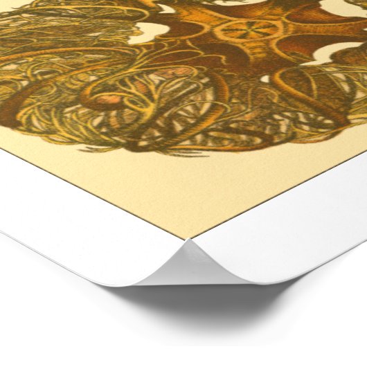 水中生物 ポスター (角)