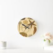 水中生物 ラウンド壁時計 (ホーム)