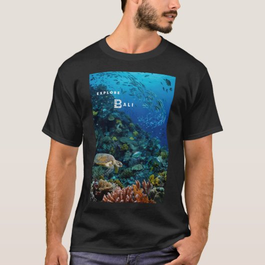 水中疑問に思 Tシャツ (正面)