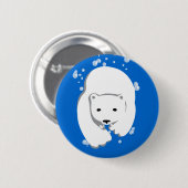 水中白くま 缶バッジ (正面&裏面)