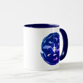 水中瞑想 |サメと泳ぐ マグカップ (正面右)