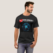 水中空間に浮かぶミズクラゲ Tシャツ (正面フル)