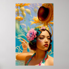 水中競技と恋人 ポスター