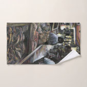 水中競技は砂漠の風にキスをした バスタオルセット (ハンドタオル)