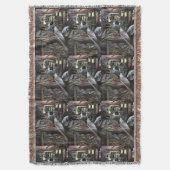 水中競技は、エルサレムの砂漠の風とキスをした スローブランケット (正面縦)