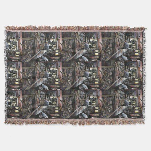 水中競技は、エルサレムの砂漠の風とキスをした スローブランケット (正面)