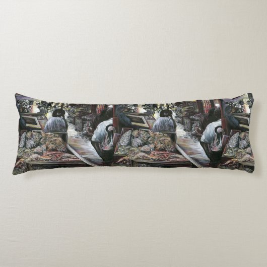 水中競技は、エルサレムの砂漠の風とキスをした ボディピロー (正面)