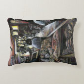 水中競技は、エルサレムの砂漠の風にキスされた アクセントクッション (正面)