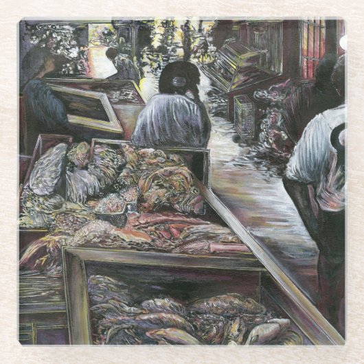 水中競技は、エルサレムの砂漠の風にキスされた ガラスコースター (正面)