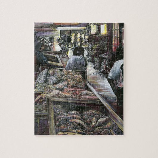 水中競技は、エルサレムの砂漠の風にキスされた ジグソーパズル (縦)