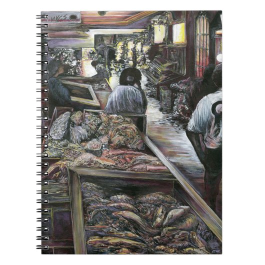 水中競技は、エルサレムの砂漠の風にキスされた ノートブック (正面)