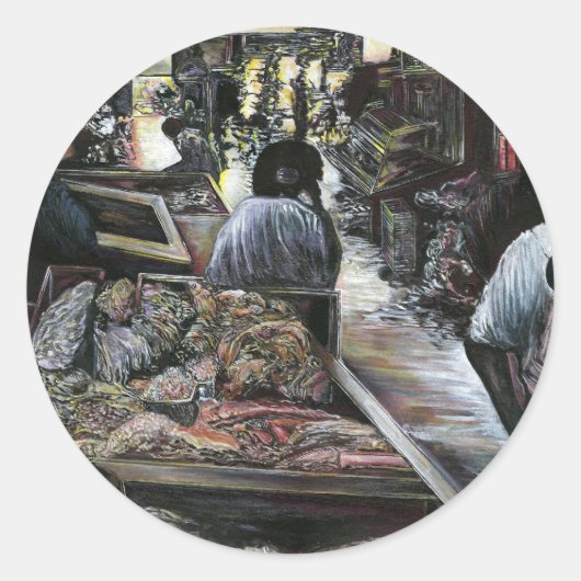 水中競技は、エルサレムの砂漠の風にキスされた ラウンドシール (正面)