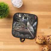 水中競技は、エルサレムの砂漠の風にキスされた 鍋敷き (トップダウン)