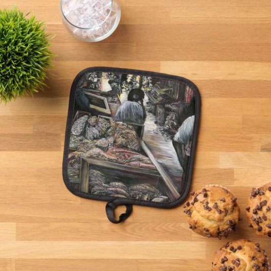 水中競技は、エルサレムの砂漠の風にキスされた 鍋敷き (トップダウン)