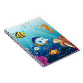 水中競技をテーマにしたノート ノートブック (右側)