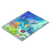 水中競技をテーマにしたノート ノートブック (左側)