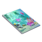 水中競技をテーマにしたノート ノートブック (右側)