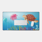 水中競技エスケープデスクマット デスクマット (キーボード&マウス)