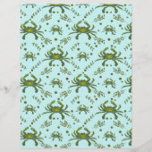 水中競技カニ模様デザイン (裏面)