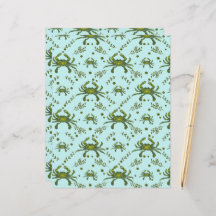 水中競技カニ模様デザイン