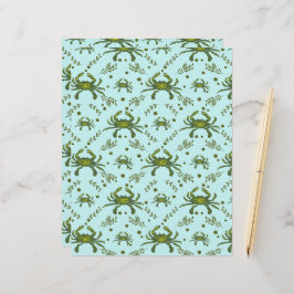 水中競技カニ模様デザイン