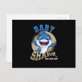 水中競技クリーチャー海おもしろい産フィッシュギフトベビー ポストカード (正面/裏面)