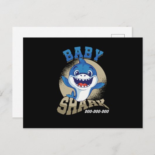 水中競技クリーチャー海おもしろい産フィッシュギフトベビー ポストカード (正面/裏面)