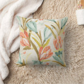 水中競技クロッカスリラミントパール精巣花 クッション (ブランケット)