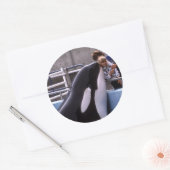 水中競技シール ラウンドシール (封筒)