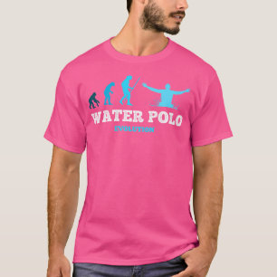 水中競技スポーツウォーターポロ Tシャツ