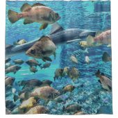 水中競技セレニティシャワーカーテン シャワーカーテン (正面)