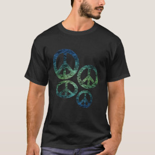 水中競技タイガーピースサインTシャツ Tシャツ