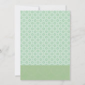 水中競技タコ |誕生日招待状 招待状 (裏面)