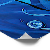 水中競技デュオ・オブ・ジョイ – Surreal カラフル Dogs ポスター (角)