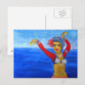 水中競技トライバルダンサー ポストカード (正面/裏面)